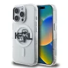  iPhone 16 Pro Max Átlátszó Karl Lagerfeld IML Glitter Karl és Choupette Sketch MagSafe tok thumbnail