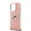  iPhone 16 Pro Rózsaszín Karl Lagerfeld IML K&CH Heads Repeated Logo MagSafe tok - 5
