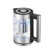 Hoco 1,8L HA01A elektromos vízforraló bór üveg / rozsdamentes acél thumbnail