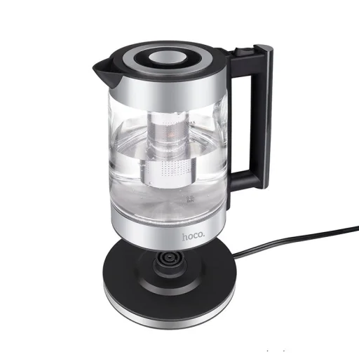 Hoco 1,8L HA01A elektromos vízforraló bór üveg / rozsdamentes acél - 3