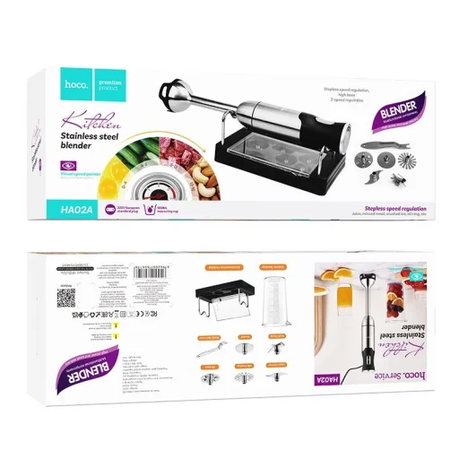 Blender Hoco 400W HA02A rozsdamentes acél - 3
