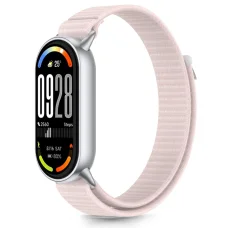 Tech-protect Nylon Stripe Xiaomi Smart Band 8 / 9 / 10 / Nfc Rózsaszín/szürke szíj