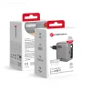 FORCELL F-ENERGY GaN III VT-R5 utazótöltő visszahúzható kábellel Type C és Type C töltőport PD QC4.0 3A 45W szürke, thumbnail