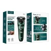 Elektromos borotva Hoco hárompengés digitális LED kijelzővel DAR06 zöld thumbnail