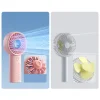 Jisulife Kézi Ventilátor Life4 5000mAh Hordozható USB Ventilátor - Rózsaszín thumbnail