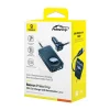Baseus - Autós töltő PrimeTrip VW1 (C00069000121-00) - 3x USB, 3x Type-C, 105W, Gyors töltés, 60W Visszahúzható kábel - Fekete - 12