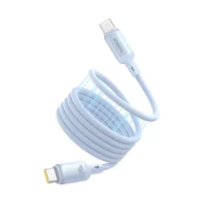 Baseus - PicoGo adatkábel (P10376800311-00) - Mágneses, Type-C to Type-C, 240W, Gyors töltés, 480Mbps, Szilikon, 1m - Kék