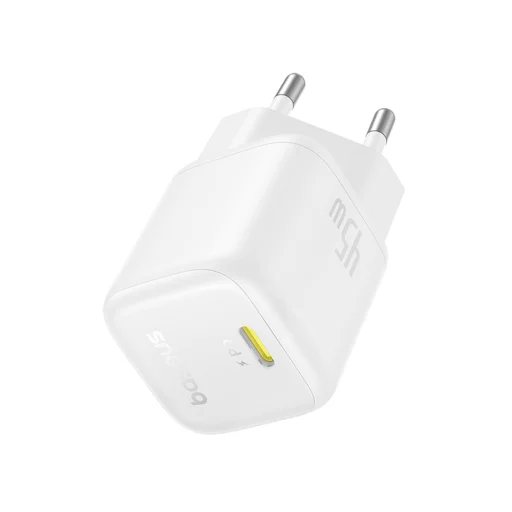 Baseus - Fali Töltő PicoGo (P10176800213-00) - GaN, Gyors Töltés, 45W, USB-C - Holdfehér - 4