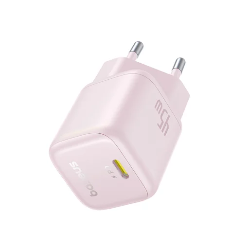 Baseus - Fali töltő PicoGo (P10176800413-00) - GaN, Gyors töltés, 45W, USB-C - Babapink - 4