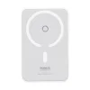 Baseus - MagPro mágneses külső akkumulátor PPCXZ05 (P10064101223-00) - USB-C, 5000mAh, 20W, MagSafe, Type-C kábel, 3A, 30cm - Fehér thumbnail
