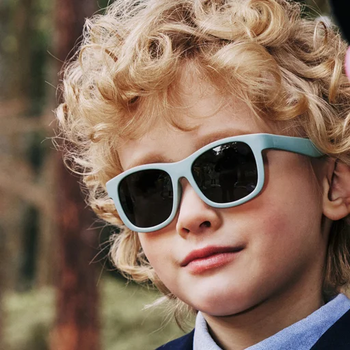 Techsuit - Polarizált napszemüveg (8306-C14) - csecsemőknek, négyzet alakú, pánttal - fekete/piros - 17