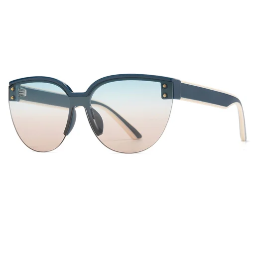 Techsuit - Napszemüveg (6506) - Nőknek, PC keret és lencse - Zöld / Barna - 1