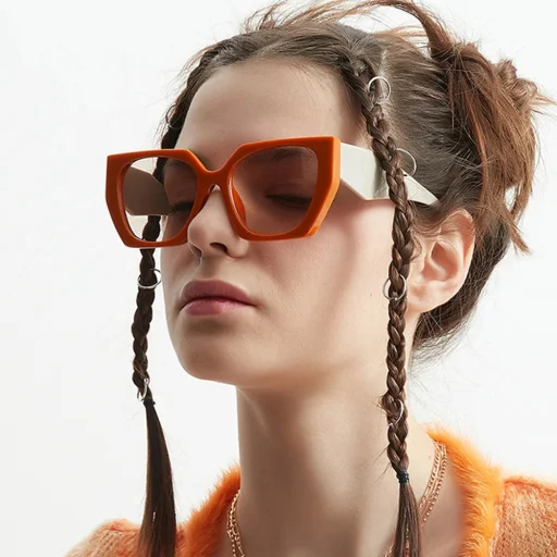 Techsuit - Napszemüveg (3967) - Nőknek, PC Keret és Lencse - Leopárd/Mogyoró - 9