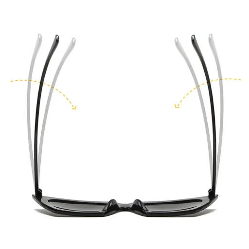 Techsuit - Napszemüveg (5154) - Nőknek, PC keret és lencse, Négyszögletes - Piros - 4