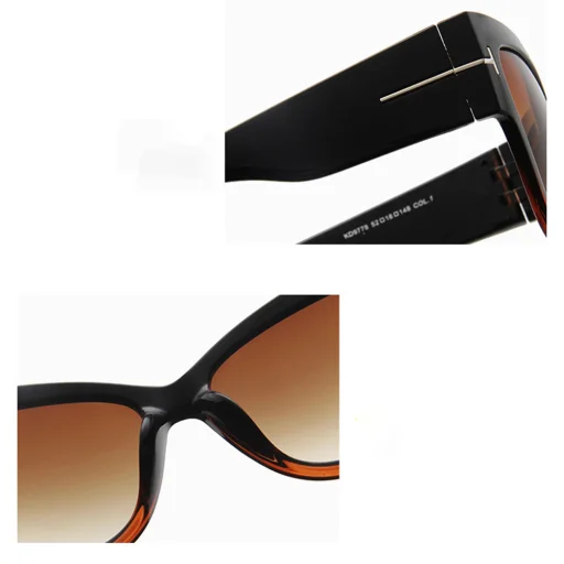  Techsuit - Napszemüveg (9778) - Nőknek PC kerettel és lencsével, macskaszem - Fehér / Átmenetes - 3