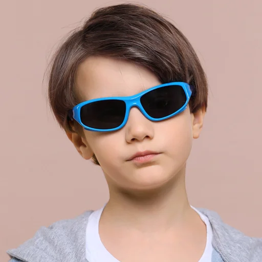 Techsuit - Polarizált napszemüveg (816-C2) - Sport típus, 3-8 éves gyerekek számára - Élénk sárga / Rózsaszín - 3