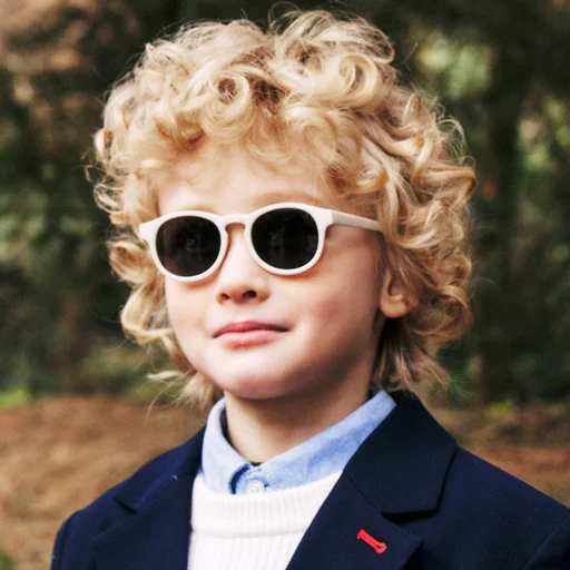  Techsuit - Polarizált napszemüveg (8308-C42) - babák számára, kerek alakú, pánttal - rózsaszín / lila - 6