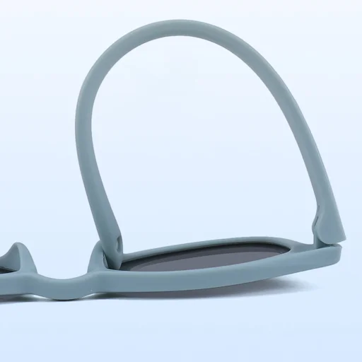  Techsuit - Polarizált napszemüveg (8308-C42) - babák számára, kerek alakú, pánttal - rózsaszín / lila - 7