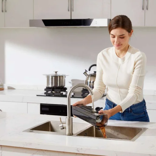 Egyszer kipróbált termék -  UWANT D100 17000Pa Álló Porszívó Felmosó Funkcióval és Töltőállomással - Fehér - 15