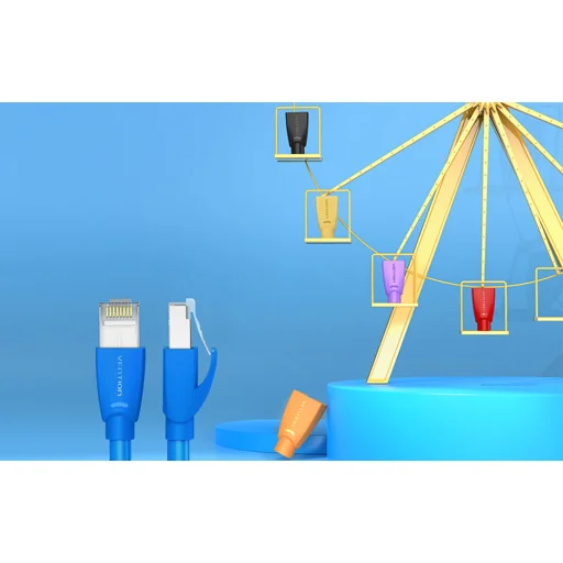 Húzásmentes dugó RJ45 védőburkolat Vention IODV0-50 50 darab lila PVC - 4