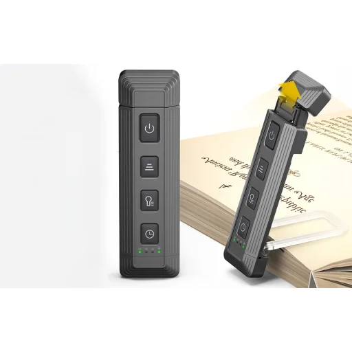 Hosszabbítható könyvjelző fény Glocusent USB vezetéknélküli 500mAh (Szürke) - 2