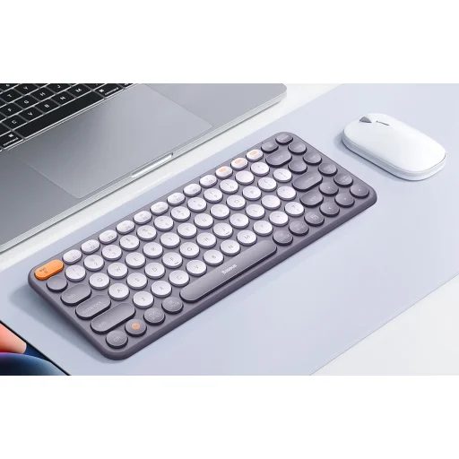 Baseus K01A vezeték nélküli hárommódusú billentyűzet (matt szürke) - 11