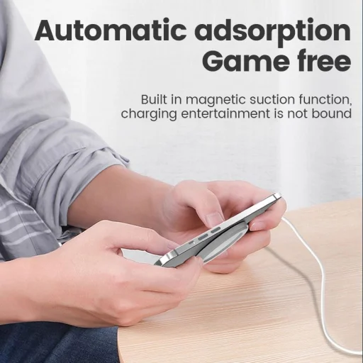 JELLICO vezeték nélküli töltő MagSafe W11 15W Fehér - 3