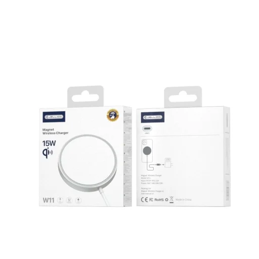JELLICO vezeték nélküli töltő MagSafe W11 15W Fehér - 1