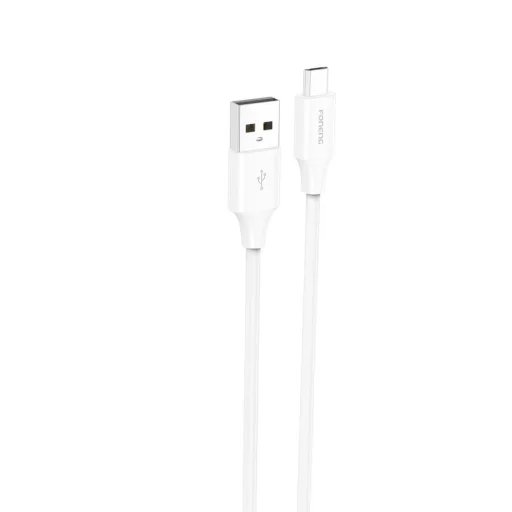 FONENG kábel X63 Micro USB 2.1A 1M fehér - 2