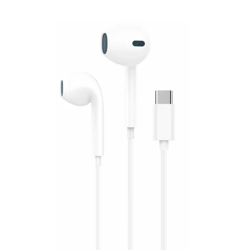 FONENG vezetékes fülhallgató T36 USB-C mikrofonnal 1.2M Fehér - 2