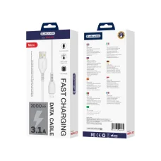 JELLICO kábel KDS-32 Micro USB 3.1A 2M Fehér