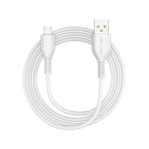 JELLICO kábel KDS-32 Micro USB 3.1A 2M Fehér - 3