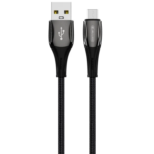 JELLICO kábel B18 Micro 3.1A 1M Fekete - 2