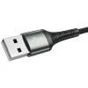JELLICO kábel B10 Micro USB 3.1A 1M Fekete - 3
