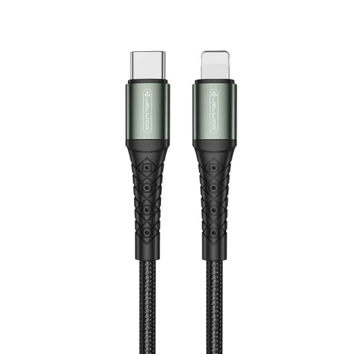 JELLICO B10 USB-C - Lightning PD 20W 1M Fekete Lightning USB kábel - 2