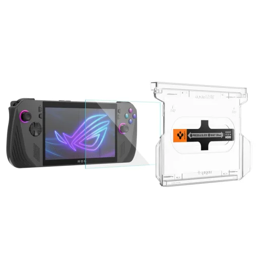 Edzett üveg Spigen Glas.tr "ez Fit" 2-csomag Asus Rog Ally X Átlátszó üvegfólia - 4
