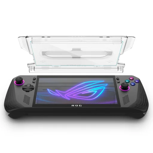 Edzett üveg Spigen Glas.tr "ez Fit" 2-csomag Asus Rog Ally X Átlátszó üvegfólia - 5