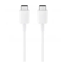 Eredeti kábel Samsung DW767JWE GP-TOU021RFCWW USB-C - USB-C 1.8M Fehér (bulk EU)
