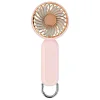 Techsuit - Kézi Ventilátor (A217) - USB-n Újratölthető, Három Sebességes, 1200mAh - Arany Rózsaszín