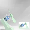 Techsuit - Mini Hordozható Kézi Ventilátor (HZ001) - 2000mAh, USB-ről újratölthető, 3 sebességi fokozatban állítható - Fehér thumbnail