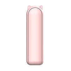 Techsuit - Mini Hordozható Kézi Ventilátor (HZ001) - 2000mAh, USB-vel Újratölthető, 3 Sebesség Állítható - Rózsaszín