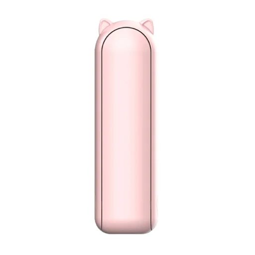 Techsuit - Mini Hordozható Kézi Ventilátor (HZ001) - 2000mAh, USB-vel Újratölthető, 3 Sebesség Állítható - Rózsaszín - 1