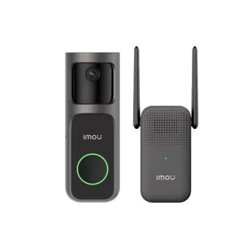 Imou - Doorbell 2S Készlet (DB-2SP-3T0W/DS2S) - 3MP, Kétirányú beszélgetés, 5000mAh, 8x Digitális Zoom - Fekete - 1
