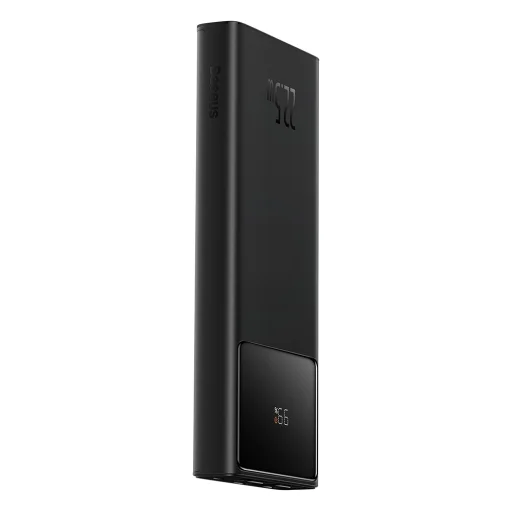 Baseus - Star-Lord Power Bank (PPXJ100001) - 2x USB, Type-C, Micro-USB, 22.5W, 10000mAh, Type-C kábel, 3A, 30cm - Fekete - 3