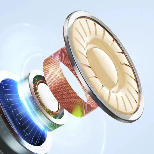 Baseus - Vezeték nélküli fülhallgató Bowie E16 (A00061900113-01) - Bluetooth 5.3, Valódi vezeték nélküli, Érintésvezérlés, Vízálló - Fekete - 3