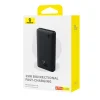 Baseus - Power Bank Airpow Lite (P10067500123-00) - USB, Type-C, 15W, 10000mAh, Type-C kábellel, 30 cm - Kozmikus fekete thumbnail