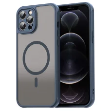 Techsuit - HaloFrost II MagSafe - iPhone 12 Pro Max - Tengerészkék tok