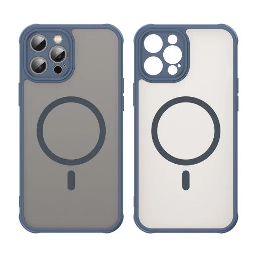 iPhone 11 Pro Max - Techsuit - HaloFrost II MagSafe tok - Sötétkék - 2