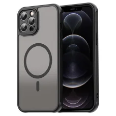 Techsuit - HaloFrost II MagSafe - iPhone 12 Pro Max - Fekete tok