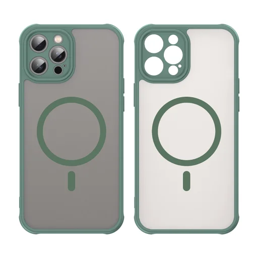 Techsuit - HaloFrost II MagSafe tok - iPhone 12 Pro Max - Zöld - 2
